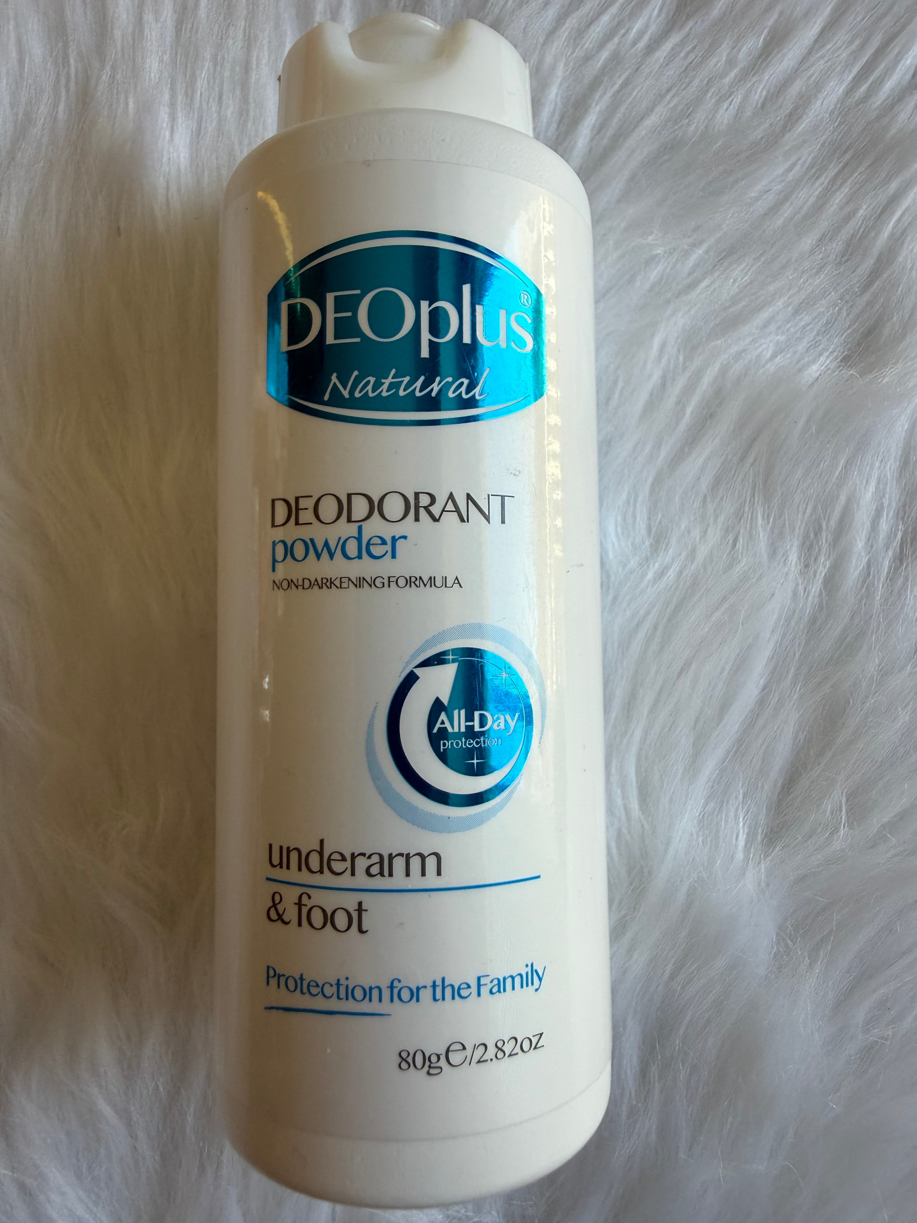 DEOPlus Natural Deodorant Powder