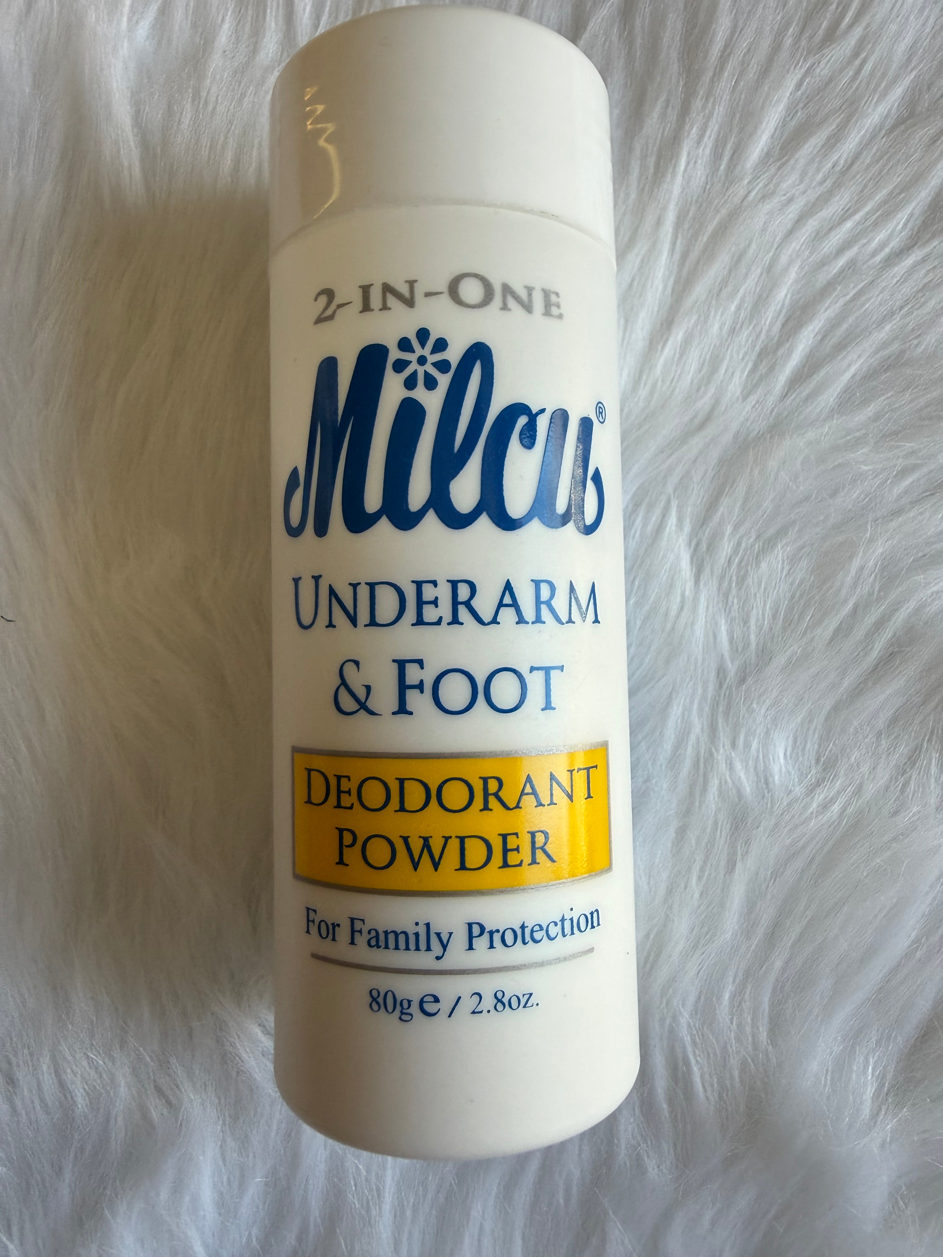 Milcu 2-n-1 Underarm and Foot Deodorant Powder